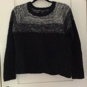 Cozy black and grey sweater